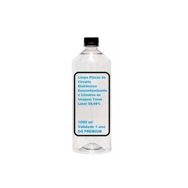 Imagem de Álcool Isopropílico Petrus 99,8% - 1L Descontaminante Limpa Placas Circuitos e Cilindros de Imagem Toner Laser