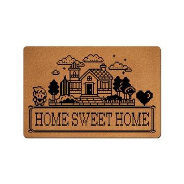 Imagem de VUZUCOSH Tapetes engraçados de boas-vindas, tapete de porta, capacho engraçado, tapetes de cozinha, tapetes de banheiro, tapete de porta de borracha antiderrapante 59,9 cm x 39,9 cm (tapete de
