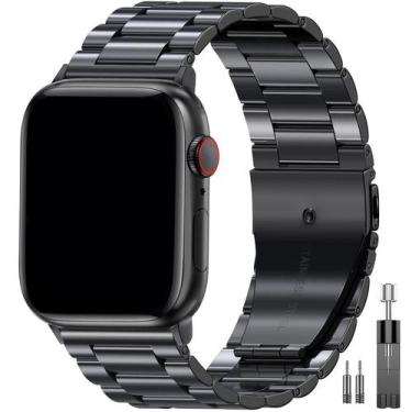 Imagem de Pulseira Apple Watch EPULY em Aço Inoxidável - 40/44mm