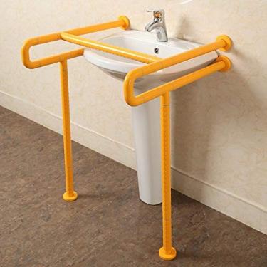 Imagem de Barras de apoio, suporte de segurança, trilhos de mão, suporte de trilho de mão de segurança, barra de apoio de aço inoxidável, suporte de pedestal de corrimão, bastão sem barreiras