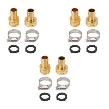 Imagem de Acessórios de Mangueira de Jardim, 3 Conjuntos de Acessórios de Reparo de Mangueira Com 6 Braçadeiras e 4 Arruelas de Borracha de Mangueira Acessórios de Reparo de Mangueira de
