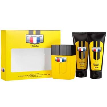 Imagem de Kit Camaro Yellow (Perfume 100ml + Shampoo 100ml + Gel Pós Barba 100g 
