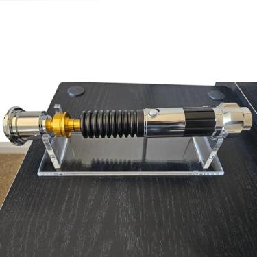 Imagem de WANLIAN Suporte para sabre de luz, suporte para espada, suporte para mesa de sabre de luz, suporte para espada, suporte decorativo (transparente)