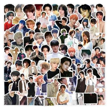Imagem de Kpop TXT Coreano Menino Banda Adesivos 55/110 PCS Capa De Telefone À P