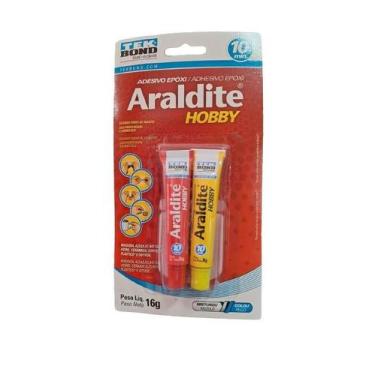Imagem de Cola Adesivo Epoxi Araldite Hobby 16g Tekbond