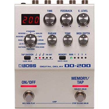 Imagem de BOSS Pedal de guitarra com atraso digital (DD-200)