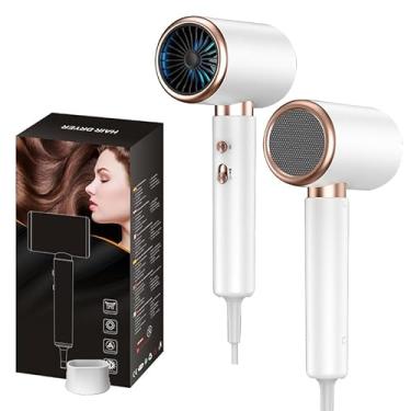 Imagem de Secador de Cabelo Profissional 2000W 127V 110V Turbo Ionic Silenciosoc com Difusor Pequeno Portátil para Viagens 37H (110V)