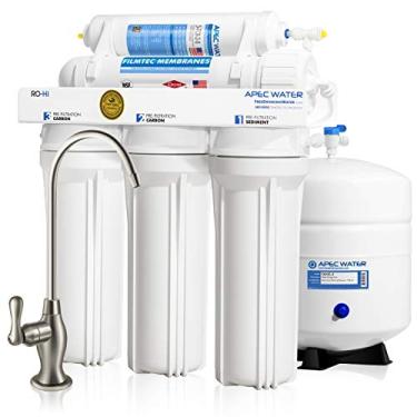 Imagem de APEC Water Systems Ultimate RO-Hi Top Tier Supreme Certified High Output Fast Flow Ultra Seguro Osmose Reversa Sistema de Filtro de Água Potável