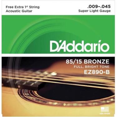 Imagem de Encordoamento violao aco ez890-b 009.045 - D'ADDARIO