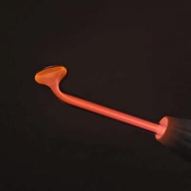 Imagem de Eletrodos de Alta Frequência para Terapia Facial, Kit com 4 Tubos de Vidro, Tratamento de Acne e Rejuvenescimento (Cogumelo Vermelho)