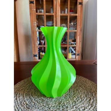 Imagem de Vaso Jarro Decorativo Estrela Plástico Para Flores Artificiais Adorno 