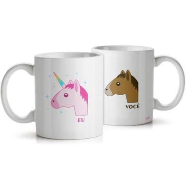 Imagem de Caneca Eu Vs Você - Cavalo Vs Unicórnio - Yaay