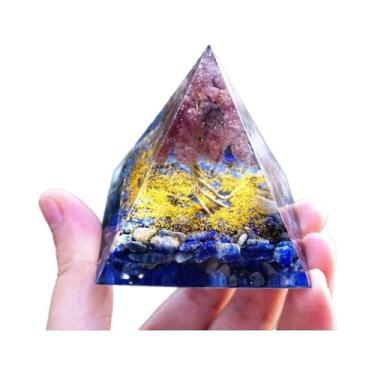 Imagem de Pirâmide De Orgonita De Ametista, Gerador De Energia De Cristal De Cur