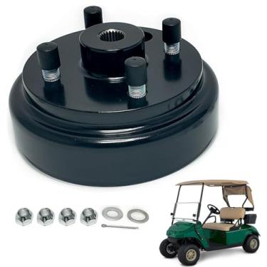 Imagem de LOSTAR Kit De Montagem Tambor Freio Para Carrinho Golfe Ezgo Txt Elétrico 1982-Up E 1982-1993 Estilo A Gasolina 2 Tempos, Cubo Traseiro Com 24 Estrias, Substitui 19186G1P - 1 Pacote