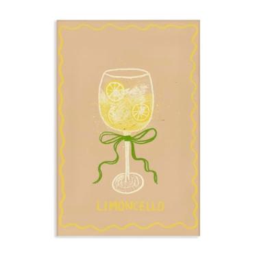 Imagem de Stupell Industries Arte de parede Limoncello com fita em tela por Florentina Dolci, 40 x 61 cm