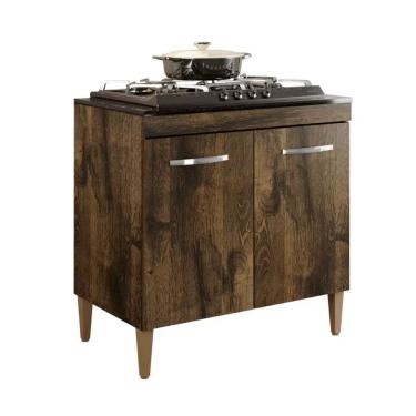 Imagem de Balcão para Cooktop  Sevilha 4 Bocas Ypê - Kaiki Moveis