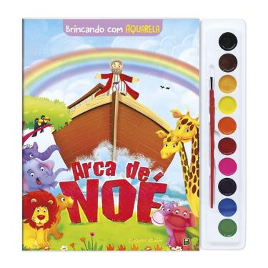 Imagem de Brincando Com Aquarela: Arca De Noé - Todo Livro