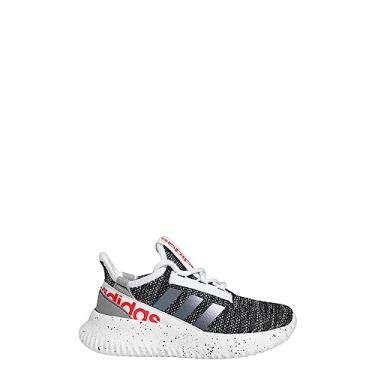 Imagem de adidas Tênis de corrida infantil Kaptir 2.0, Branco/preto/vermelho vívido, 18