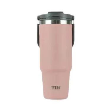 Imagem de Garrafa Térmica De Café Isolada De Camada Dupla De Aço Inoxidável 600M