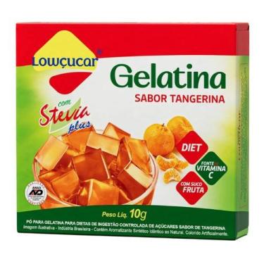 Imagem de Gelatina Stevia Lowçucar Plus Tangerina 10g
