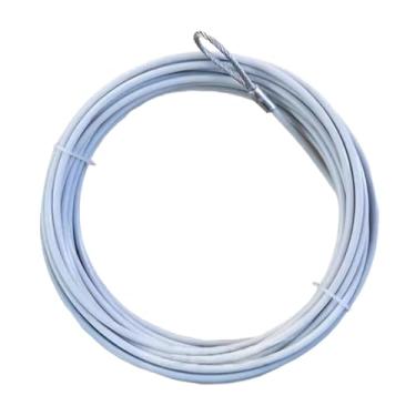 Imagem de kowaku Cabo de Rede de Tênis de 45,3 Pés, Cabo de aço Resistente à Chuva para Rede de Vôlei