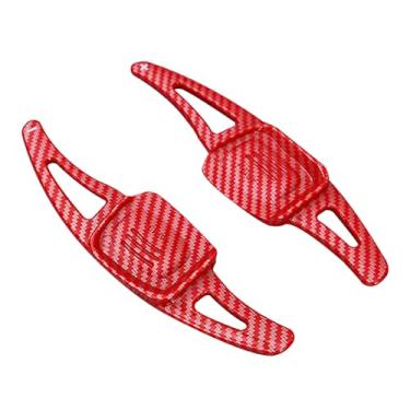 Imagem de HIBEYO Extensão de pá de volante de plástico ABS adequada para Volkswagen Arteon/CC Golf MK8 Passat C-Trek Tiguan L Tayron Teramont Tharu Touareg Sharan Multivan Phaeton Touareg eHybrid Padrão