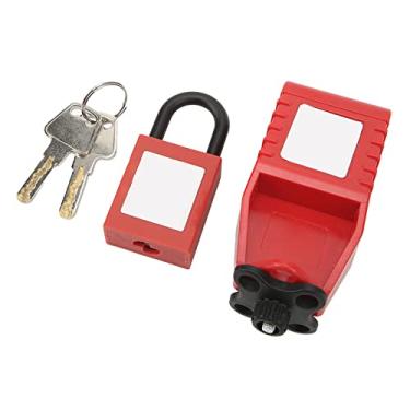 Imagem de Acouto Dispositivo de Bloqueio do Disjuntor | Cadeado de Nylon de 25 Mm para Elétrica | Soluções de Tagout para Interruptores de Motor