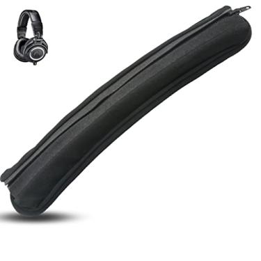 Imagem de ACCOUTA Faixa De Cabeça Substituição Profissional Compatível Com Audio Technica M30 M40 M50 M50X M50S M40X Protetor Fone Ouvido Em Tecido Respirável