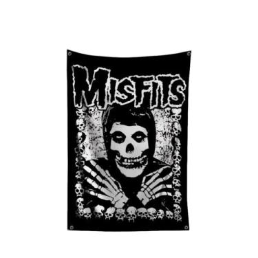 Imagem de Rock Band M-misfits 3x5 Ft Bandeira De Impressão Digital De Poliéster 