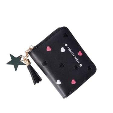 Imagem de Carteira de Mão Feminina com Pingente - Elegante e Perfeita pra uso Diário ou Festa (Vermelha)