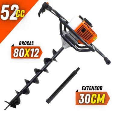 Imagem de Perfurador de Solo Gasolina Vulcan VPS520 Forte e Potente Acompanha Br