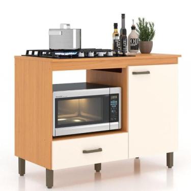 Imagem de Balcão Móveis Sul 4855AOF Roma Para Forno e Fogão Embutir 1 Porta 1 Ga