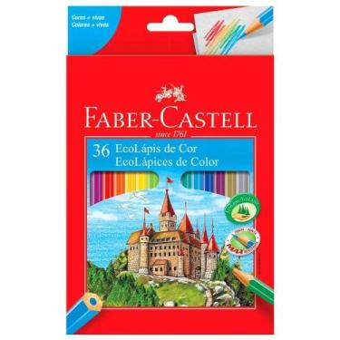 Imagem de Lapis De Cor C/ 36 Cores Ecolápis Faber Castell
