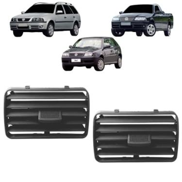 Imagem de 4 Peças Tela Difusor Saída Ar Console Central Lateral E Superior Compatível Com Gol Saveiro Parati