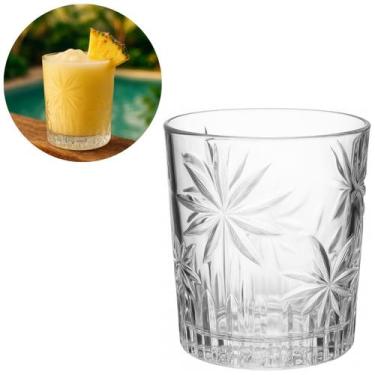 Imagem de Copo Baixo Palm Tree 340ml Luxo Whisky em Cristal Ecológico - Wolf