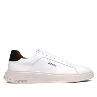 Imagem de Sapatênis Masculino Ferracini Logan Branco, Branco, 40