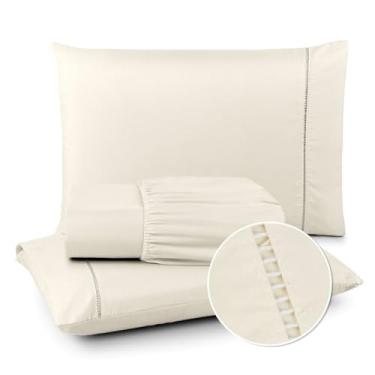 Imagem de Conjunto De Roupa De Cama 400 Linhas Simples Duplo Queen King(Palha,Casal)