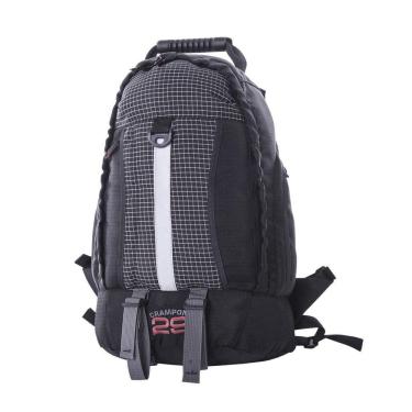 Imagem de Mochila Trilhas & Rumos Crampon 29L Quadriculado Preto