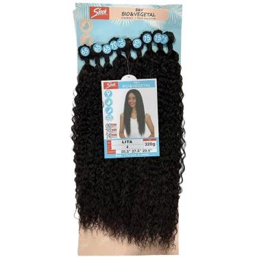 Imagem de Cabelo Cacheado Oganico De Bio Fibra Sleek - Lita 320g Cor:4