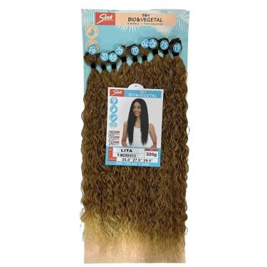 Imagem de Cabelo Cacheado Oganico De Bio Fibra Sleek - Lita 320g Cor:t-m209-613