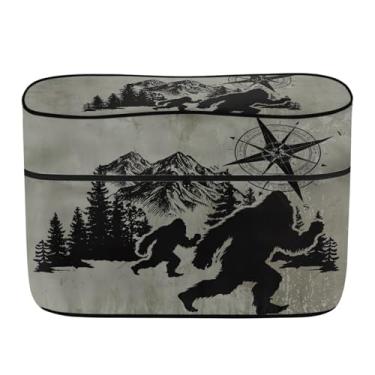 Imagem de Knextrepoy Capa de tanque de propano Savage, capa de tanque de propano de montanha, protetor duplo de cilindro de gás de 9 kg, resistente ao clima, peças para trailers, acessórios para trailers