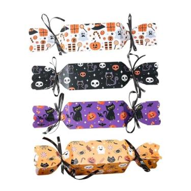 Imagem de predolo 4x Caixas de Guloseimas de Halloween, Suprimentos para Lembrancinhas de Festa, Embalagens de Doces, Caixas de Presente Práticas E Criativas para Doces