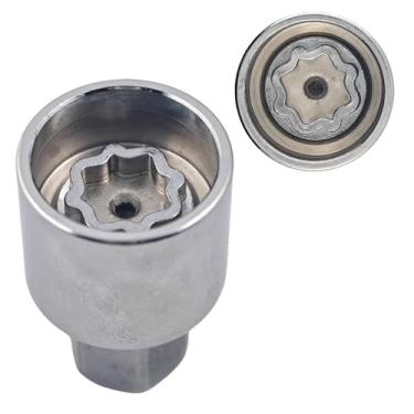 Imagem de Substituição de chave de porca de bloqueio de roda 318 para Benz compatível com chave de trava de roda Mercedes Benz, ferramenta de remoção de porca de pino antifurto