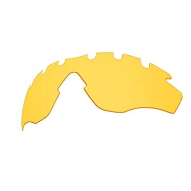 Imagem de EZReplace Lentes de reposição para óculos de sol Oakley M2 com armação ventilada OO9212 (lentes não polarizadas) - Serve para armação Oakley M2 ventilada (amarelo visão noturna)