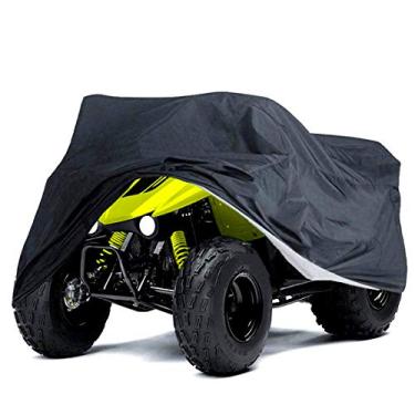 Imagem de Capa preta para quadriciclo impermeável 78x37ix41 L Quad ATC 4 Wheeler Covers Todas as estações, proteção UV para Kawasaki Yamaha Suzuki Honda Polaris
