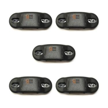 Imagem de Kit 5 Canoa Para Encosto BackSystem Plástico Secretária Executiva Fris