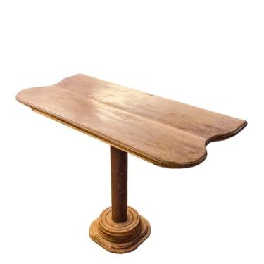 Imagem de Aparador com Tampo Curvilíneo e 1 Pé Arredondado 1,20x0,55m