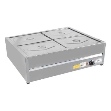 Imagem de Buffet de Mesa Térmico Banho-Maria Self-Service 4 Cubas Ibet