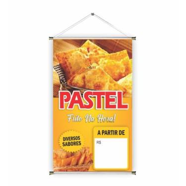 Imagem de Banner pronto Pastel e Caldo de Cana BA 263 medida 45x70 cm arte pront