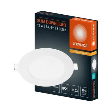 Imagem de Plafon Led De Embutir Redondo Biv 12W 3000k Ledvance